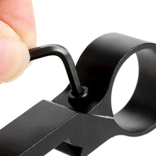 Load image into Gallery viewer, 1" Offset Side Flashlight Torch Mount Quick Release Picatinny Rail Ring Mount Weapon Light Mount Laser Sight Mount Mlok Hunting