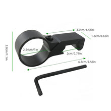 Load image into Gallery viewer, 1" Offset Side Flashlight Torch Mount Quick Release Picatinny Rail Ring Mount Weapon Light Mount Laser Sight Mount Mlok Hunting