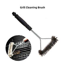 Load image into Gallery viewer, Barbecue Accessories Barbecue BBQ Grill Brush Clean Tool Grill Accessories Stainless Steel Bristles Non-stick Cleaning Brushes