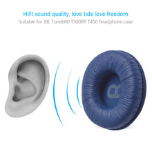 Load image into Gallery viewer, Earpads Replacement Ear Cushions Pad Covers Top Headband For JBL JR300 T450BT T500BT Tune600 Headphone Headset ear pads 70mm