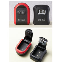 Load image into Gallery viewer, Wall Mounted Key Storage 4 Digit Combination Key Safe Storage Lock Box Plastic Key Safe Box Indoor Outdoor Use For Home Office