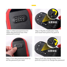 Load image into Gallery viewer, Wall Mounted Key Storage 4 Digit Combination Key Safe Storage Lock Box Plastic Key Safe Box Indoor Outdoor Use For Home Office