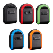Load image into Gallery viewer, Wall Mounted Key Storage 4 Digit Combination Key Safe Storage Lock Box Plastic Key Safe Box Indoor Outdoor Use For Home Office