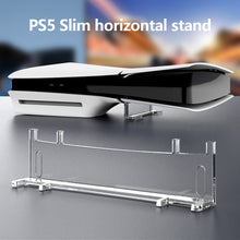 Load image into Gallery viewer, For PS5 Slim Stand Accessories Console Acrylic Transparent Horizontal Bracket Holder For PlayStation 5 Optical Drive/Digital Ver