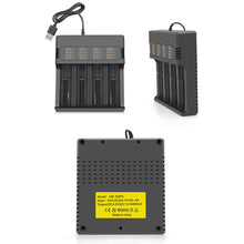 Load image into Gallery viewer, 4.2V 3.9V 3.6V 3.2V 18650 16340 10400 26650 18490 AA AAA 14500 21700 Lithium Ni-mh Battery Smart Charger