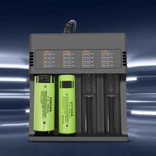 Load image into Gallery viewer, 4.2V 3.9V 3.6V 3.2V 18650 16340 10400 26650 18490 AA AAA 14500 21700 Lithium Ni-mh Battery Smart Charger