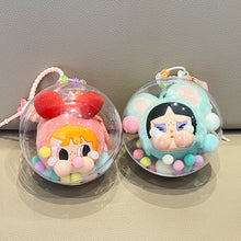 Load image into Gallery viewer, 17cm Labubu Dust-Proof Transparent Face Shield for Dolls Transparent Acrylic Dolls Anti-dust Cover