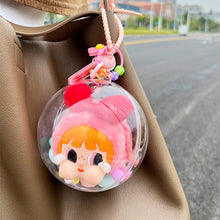 Load image into Gallery viewer, Dust-Proof Transparent Face Shield for 17cm Labubu Dolls Transparent Acrylic Dolls Anti-dust Cover