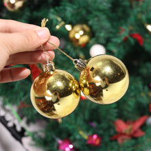 Load image into Gallery viewer, Christmas Tree Decoration Balls Xmas Ornaments Ball Glitter Hanging Ball New Year Party Pendant Decor Prop Gift Supplies