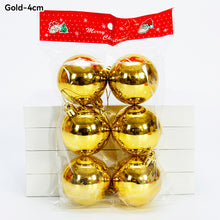 Load image into Gallery viewer, Christmas Tree Decoration Balls Xmas Ornaments Ball Glitter Hanging Ball New Year Party Pendant Decor Prop Gift Supplies