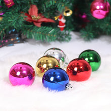 Load image into Gallery viewer, Christmas Tree Decoration Balls Xmas Ornaments Ball Glitter Hanging Ball New Year Party Pendant Decor Prop Gift Supplies