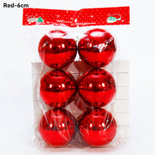 Load image into Gallery viewer, Christmas Tree Decoration Balls Xmas Ornaments Ball Glitter Hanging Ball New Year Party Pendant Decor Prop Gift Supplies