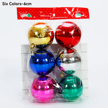 Load image into Gallery viewer, Christmas Tree Decoration Balls Xmas Ornaments Ball Glitter Hanging Ball New Year Party Pendant Decor Prop Gift Supplies