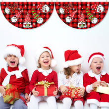 Load image into Gallery viewer, Christmas Fan-Shaped Flag Banner Christmas Door Windows Garden Railing Hanging Ornaments New Year 2025 Xmas Home Decoration Navidad Gift