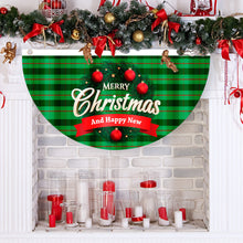 Load image into Gallery viewer, Christmas Fan-Shaped Flag Banner Christmas Door Windows Garden Railing Hanging Ornaments New Year 2025 Xmas Home Decoration Navidad Gift