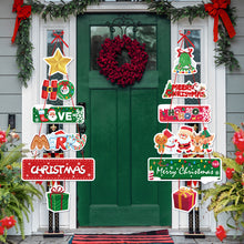 Load image into Gallery viewer, Christmas Decorations for Home Christmas Door Hanging Pendants Santa Door Hanger for Christmas Home New Year 2024 Decoration