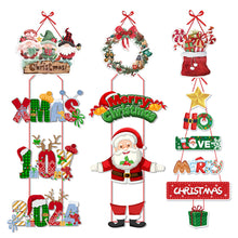 Load image into Gallery viewer, Christmas Decorations for Home Christmas Door Hanging Pendants Santa Door Hanger for Christmas Home New Year 2024 Decoration