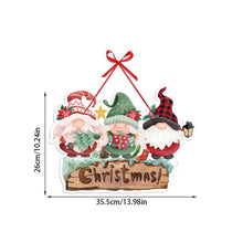 Load image into Gallery viewer, Christmas Decorations for Home Christmas Door Hanging Pendants Santa Door Hanger for Christmas Home New Year 2024 Decoration