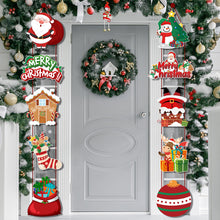 Load image into Gallery viewer, Christmas Decorations for Home Christmas Door Hanging Pendants Santa Door Hanger for Christmas Home New Year 2024 Decoration