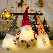Load image into Gallery viewer, Glowing Gnome Christmas Decorations Faceless Dolls Christmas Decoration for Home Christmas Ornaments Navidad New Year 2024
