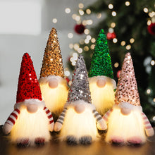 Load image into Gallery viewer, Glowing Gnome Christmas Decorations Faceless Dolls Christmas Decoration for Home Christmas Ornaments Navidad New Year 2024