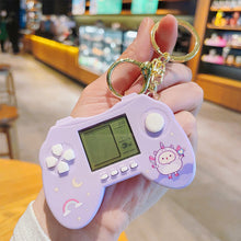 Load image into Gallery viewer, Mini Handheld Game Players Tetris Electronic Game Built-in 26 Games Tetris Video Game Handheld Game Keychain Kids Gifts