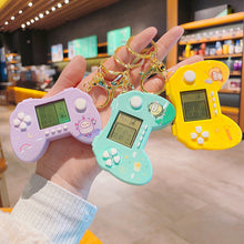 Load image into Gallery viewer, Mini Handheld Game Players Tetris Electronic Game Built-in 26 Games Tetris Video Game Handheld Game Keychain Kids Gifts