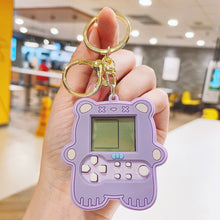 Load image into Gallery viewer, Mini Handheld Game Players Tetris Electronic Game Built-in 26 Games Tetris Video Game Handheld Game Keychain Kids Gifts