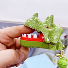 Load image into Gallery viewer, Crocodile Dinosaur Finger Biting Toy Keychain Tyrannosaurus Rex Tooth Extraction Game Fun Creative Stress Relief Skills Pendant