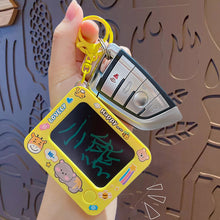Load image into Gallery viewer, Creative Reusable Mini Drawing Board Capybara Bear Panda Small Writing Pad Doodle Sketch Lovely Backpack Keychain Kids Toy