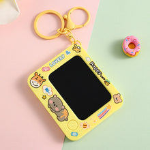 Load image into Gallery viewer, Creative Reusable Mini Drawing Board Capybara Bear Panda Small Writing Pad Doodle Sketch Lovely Backpack Keychain Kids Toy