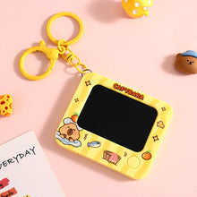 Load image into Gallery viewer, Creative Reusable Mini Drawing Board Capybara Bear Panda Small Writing Pad Doodle Sketch Lovely Backpack Keychain Kids Toy