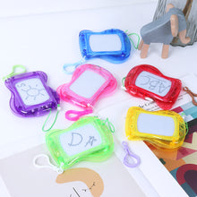 Load image into Gallery viewer, Creative Key Chain Children'S Mini Magnetic Small Drawing Board Backpack Decorative Key Ring Cute Black White Drawing Board Toy