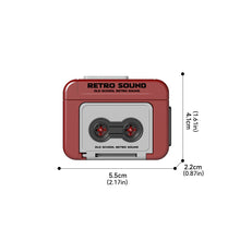 Load image into Gallery viewer, Mini Retro Recorder Keychain 60 Seconds Recording Music Box Pendant Valentine's Day Birthday Gift For Girlfriend Friends