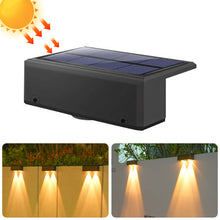 Load image into Gallery viewer, Super Bright Solar Light Outdoor Wall Spot Light Wall Solar LED Light Outdoor Wall Lamp Waterproof Garden Decoration Lamp Fence Corridor Sunlight Stairs Solar Lamp