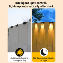 Load image into Gallery viewer, Super Bright Solar Light Outdoor Wall Spot Light Wall Solar LED Light Outdoor Wall Lamp Waterproof Garden Decoration Lamp Fence Corridor Sunlight Stairs Solar Lamp