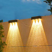 Load image into Gallery viewer, Super Bright Solar Light Outdoor Wall Spot Light Wall Solar LED Light Outdoor Wall Lamp Waterproof Garden Decoration Lamp Fence Corridor Sunlight Stairs Solar Lamp