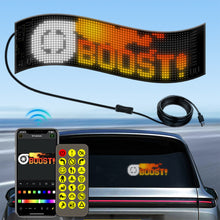 Load image into Gallery viewer, RGB Car LED Matrix Pixel Panel DIY LIghting Graffiti Scrolling Text Board Windshield Advertising Screen Bluetooth with APP Control