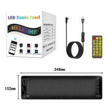 Load image into Gallery viewer, RGB Car LED Matrix Pixel Panel DIY LIghting Graffiti Scrolling Text Board Windshield Advertising Screen Bluetooth with APP Control