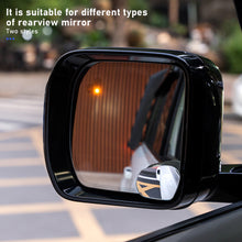 Load image into Gallery viewer, 2Pcs Car 360° Rotating Adjustable Blind Spot Rear View Mirrors Wide Angle Mirror with Suction Cup Convex Mirror