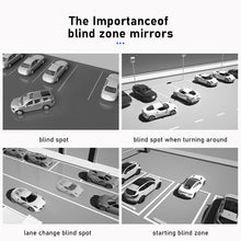 Load image into Gallery viewer, 2Pcs Car 360° Rotating Adjustable Blind Spot Rear View Mirrors Wide Angle Mirror with Suction Cup Convex Mirror