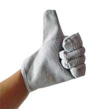 Load image into Gallery viewer, 1 Pair 24-Wire Reinforced Canvas Protective Gloves Wear Resistant Breathable Electric Welding Gloves
