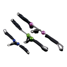 Load image into Gallery viewer, 10PCS American Swivel Steel Wire Balance 8-Figure Ring Connector Sea Fishing Boat Fishing Anti-Entanglement Colorful Bead Balance Fishing Accessories