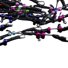Load image into Gallery viewer, 10PCS American Swivel Steel Wire Balance 8-Figure Ring Connector Sea Fishing Boat Fishing Anti-Entanglement Colorful Bead Balance Fishing Accessories