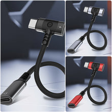 Load image into Gallery viewer, 1PC 2-IN-1 10W Fast Charge Adapter Cable Type-C To 3.5MM Earphone For Apple 15 Samsung Huawei Xiaomi