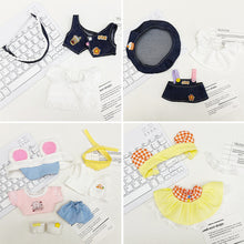 Load image into Gallery viewer, For 20CM Cotton Doll Rompers Cartoon Plush Doll Replacement Outfit Playing House Accessories Mini Clothes