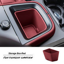 Load image into Gallery viewer, Silicone Car Center Console Organizer Storage Box Accessories Modification For Porsche Cayenne 2024 2025