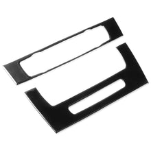 Load image into Gallery viewer, 2Pcs/Set Car CD Air Conditioning Control Panel Cover Sticker Trim Carbon Fiber for BMW 3 E90 E92 2005-2012