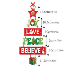 Load image into Gallery viewer, Christmas Decorations for Home Christmas Door Hanging Pendants Santa Door Hanger for Christmas Home New Year 2024 Decoration