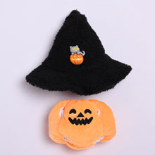 Load image into Gallery viewer, Miniature Halloween Pumpkin Costume with Hat for 17cm Labubu Dolls Cute DIY Doll Clothes Lovely Outfit Gifts for Girls Friends